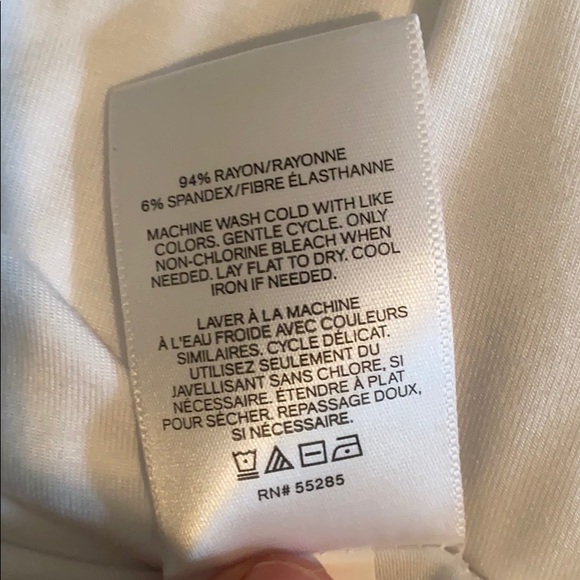 NWT EXPRESS White Tank Top - Picture 7 of 7